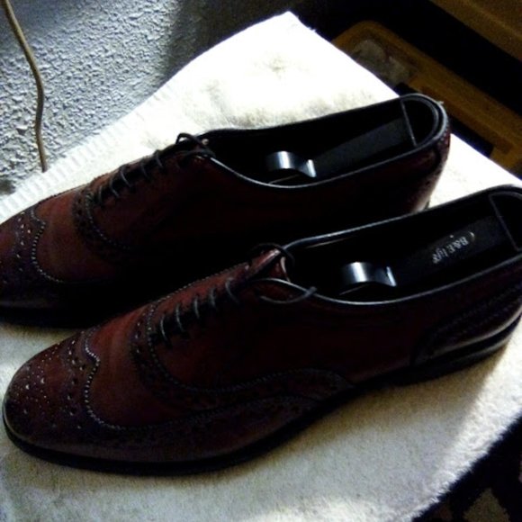 Allen Edmonds Dark Chili Men's Classic McAllister Wingtip Oxford sz 8.5 - Picture 14 of 15